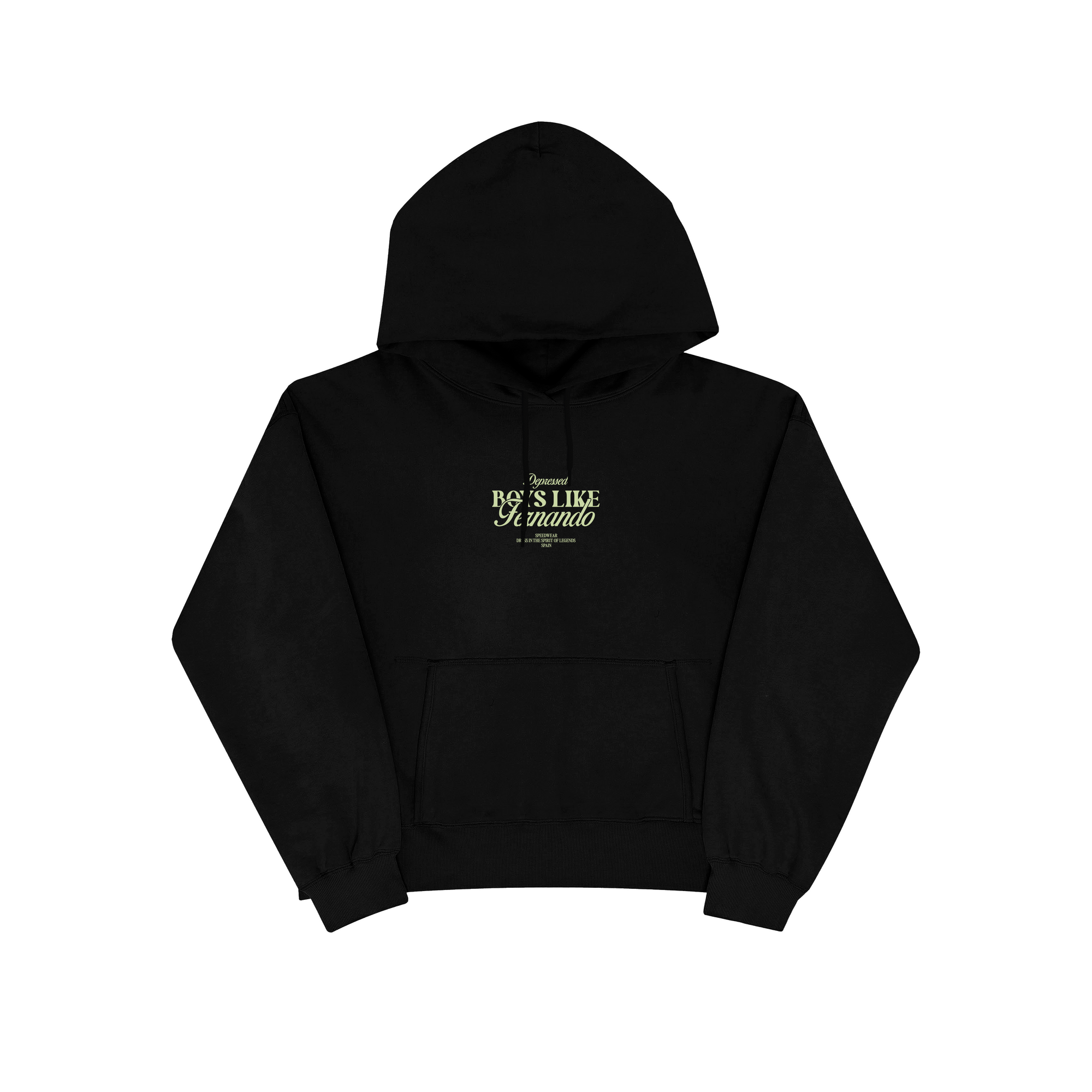 Sudadera "Depressed boys like Fernando" - Negro