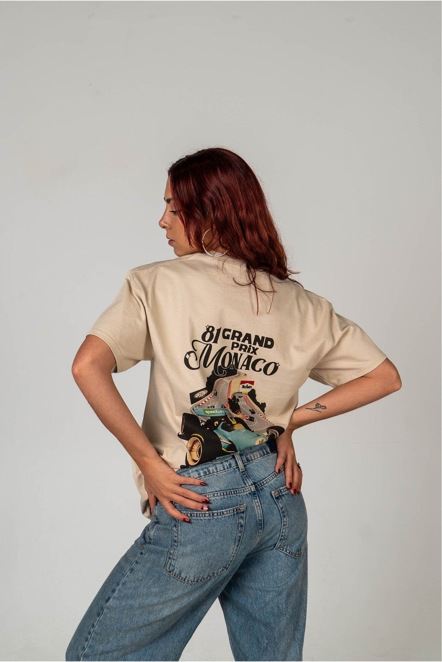 "El nano make men cry" T-shirt - White