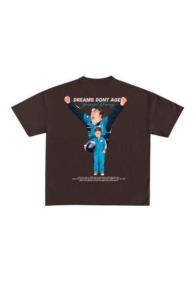 "FOREVER YOUNG" T-shirt - Brown