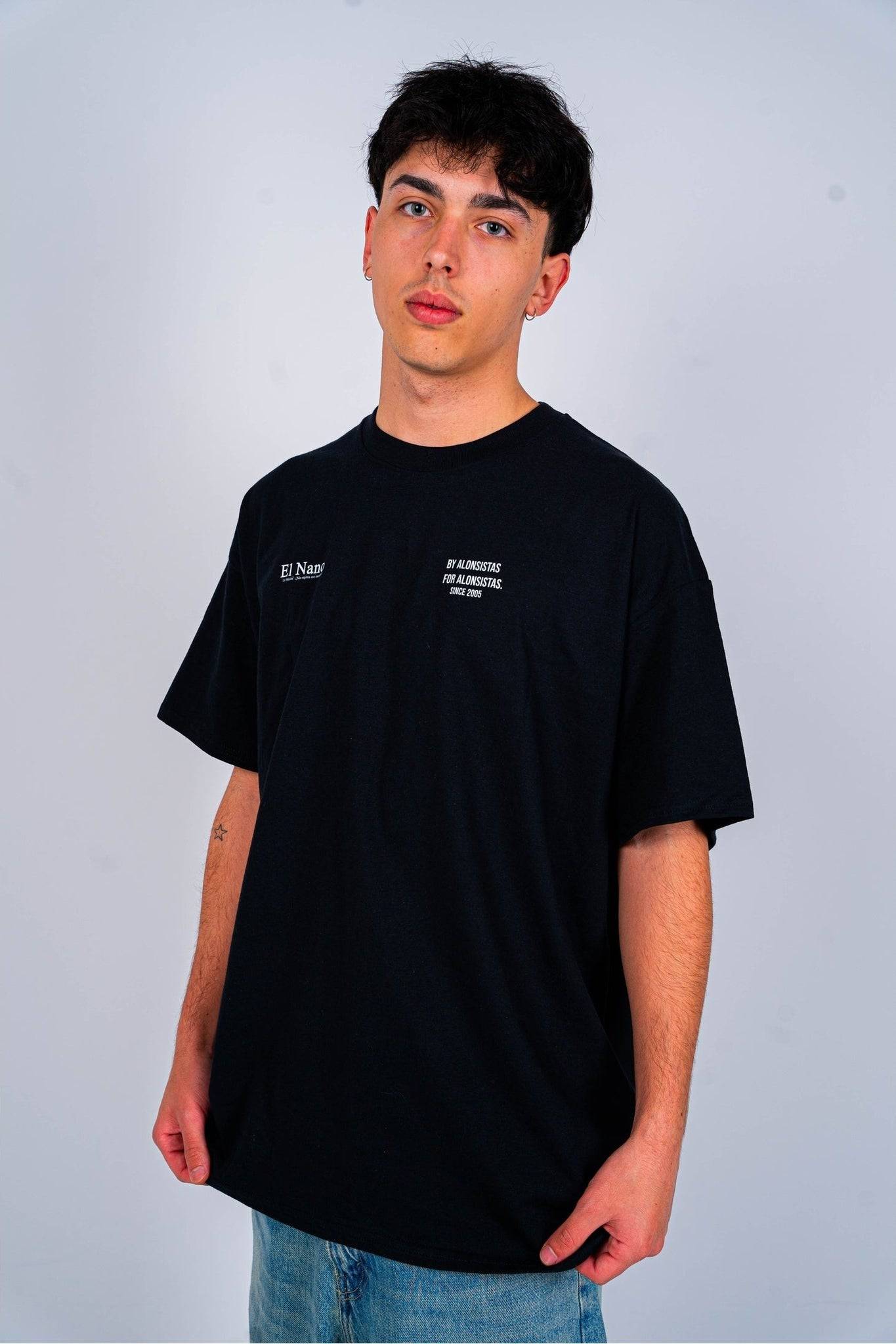 "El Nano" T-shirt by Melendi V2 - Black