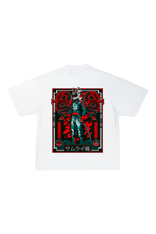 "Spirit of the Samurai v2" T-shirt - White