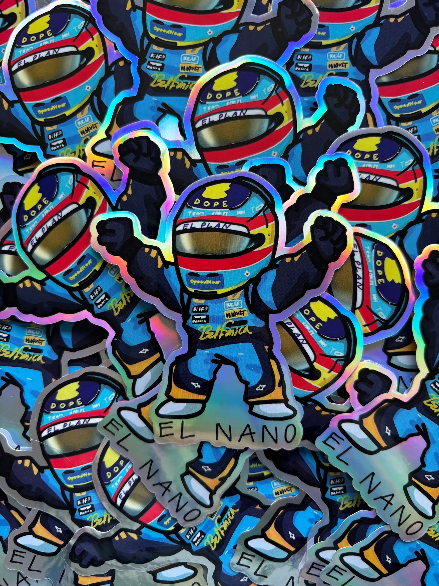 "El Nano" Sticker - Holographic