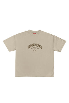 Camiseta BORN TO RACE - Sand — Camiseta F1 Fernando Alonso SpeedWear