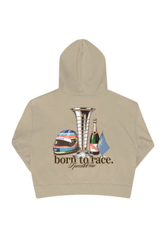 Sudadera BORN TO RACE - Sand — Sudadera F1 Fernando Alonso SpeedWear