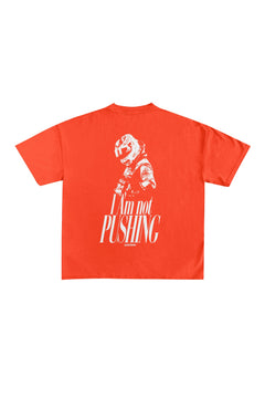 Camiseta I AM NOT PUSHING - Tangerine — Camiseta F1 Fernando Alonso SpeedWear