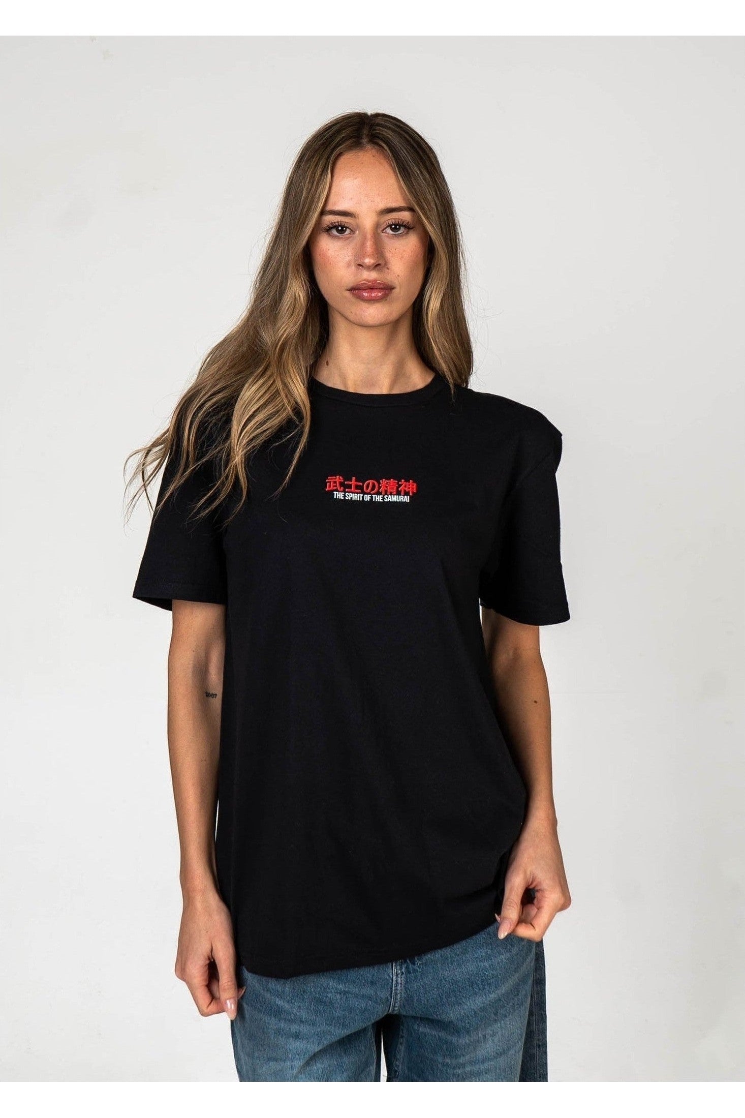 Camiseta "Spirit of the Samurai v2" - Negro