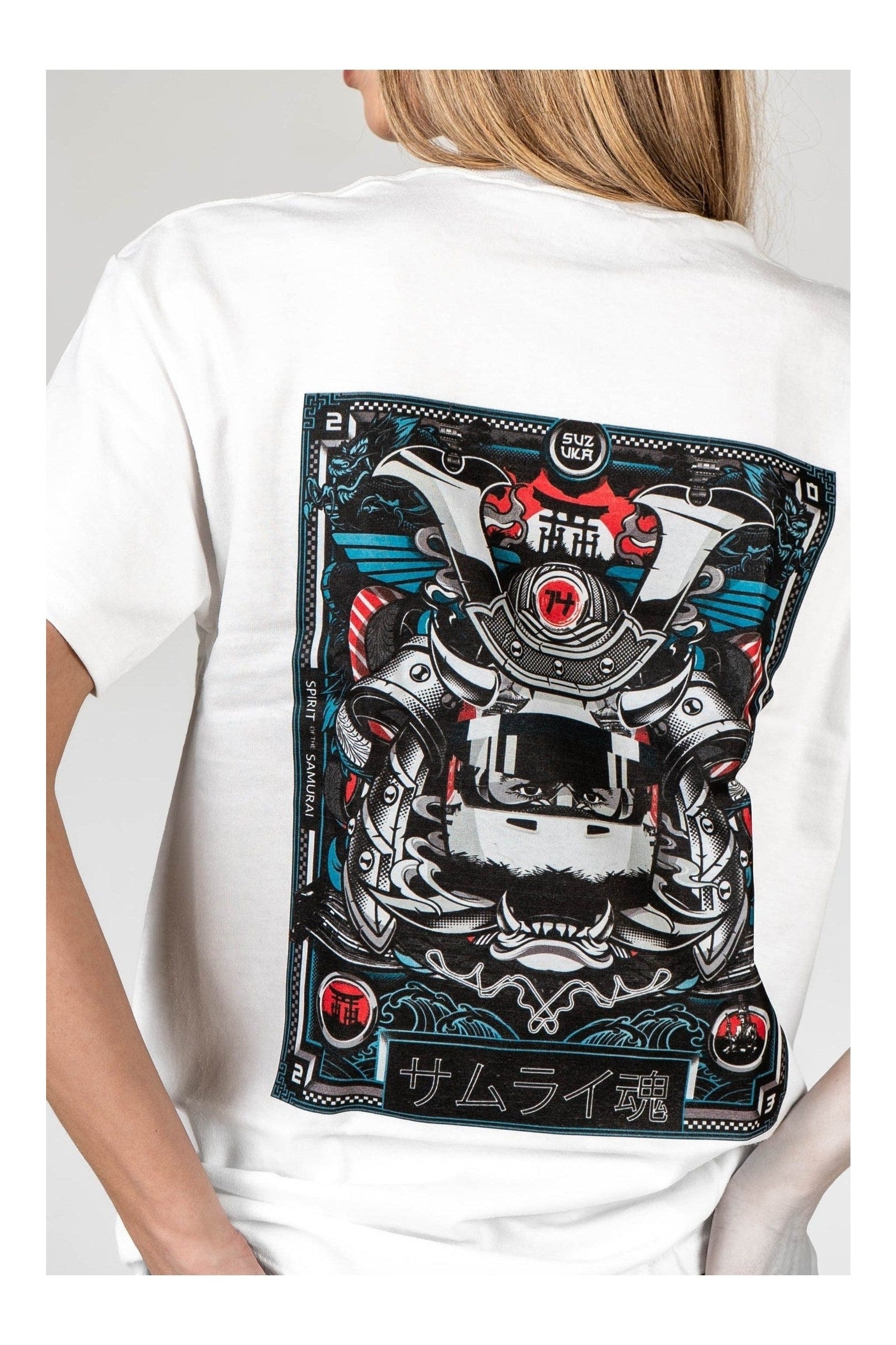 Camiseta "Spirit of the Samurai" - Blanco