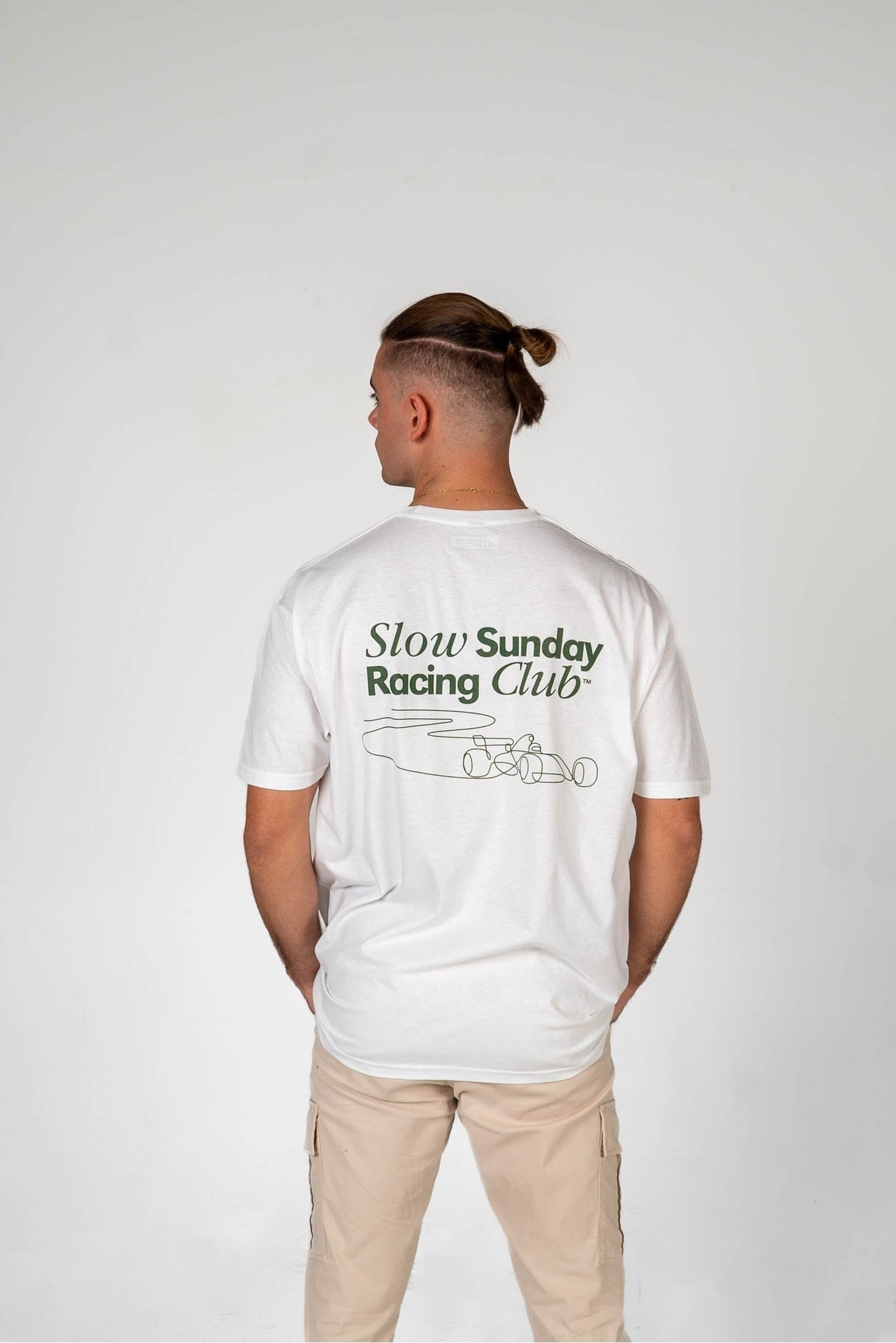 Camiseta "Slow Sunday Racing Club" - Verde