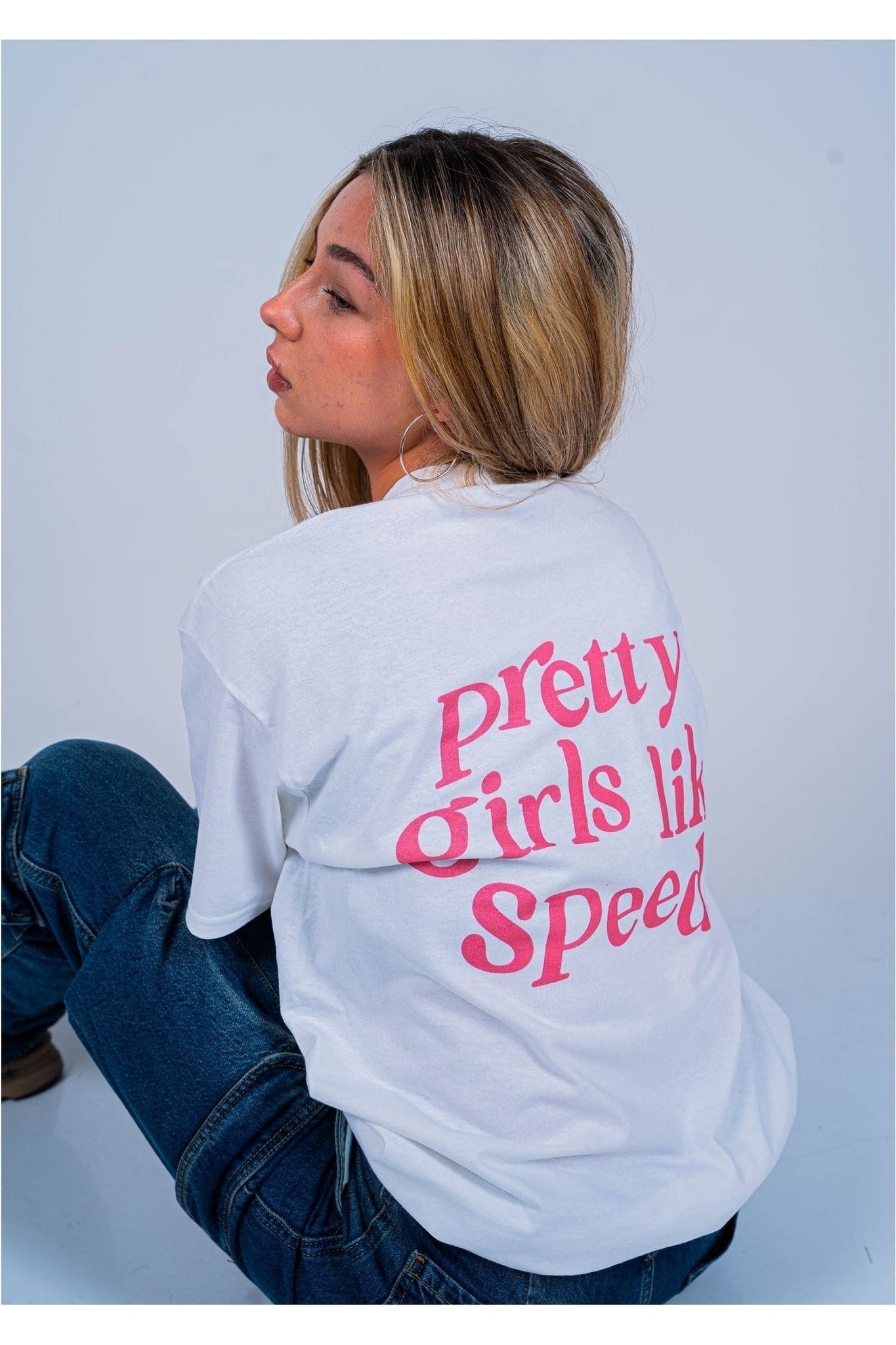 Camiseta "Pretty Girls Like Speed"