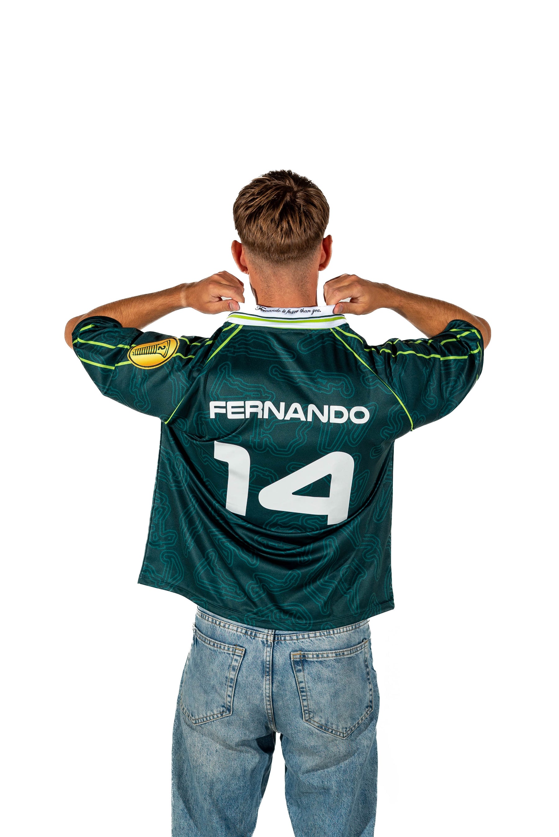Camiseta Retro ASTON — Camiseta F1 Fernando Alonso SpeedWear