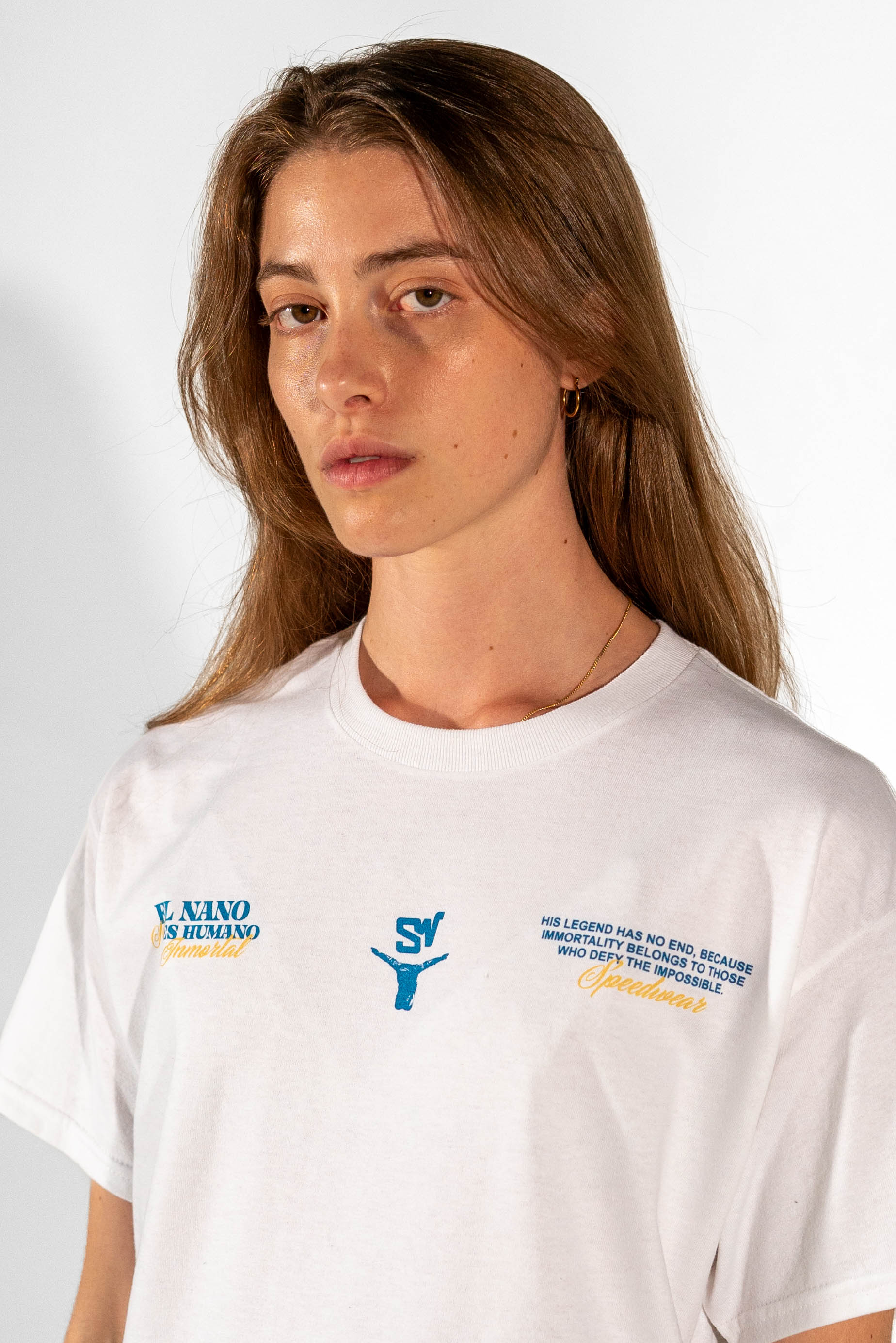Camiseta "NANO INMORTAL" - Blanco
