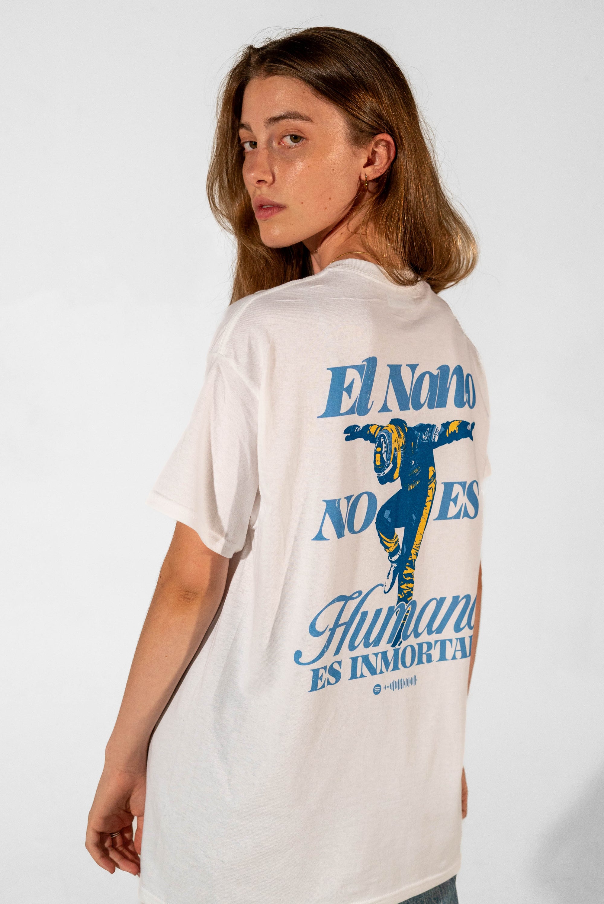Camiseta "NANO INMORTAL" - Blanco