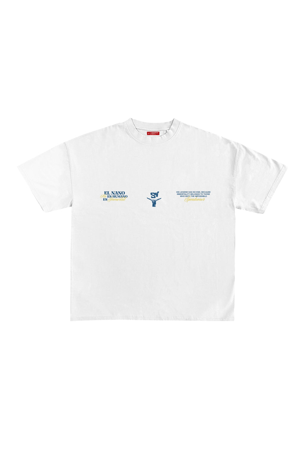 Camiseta "NANO INMORTAL" - Blanco