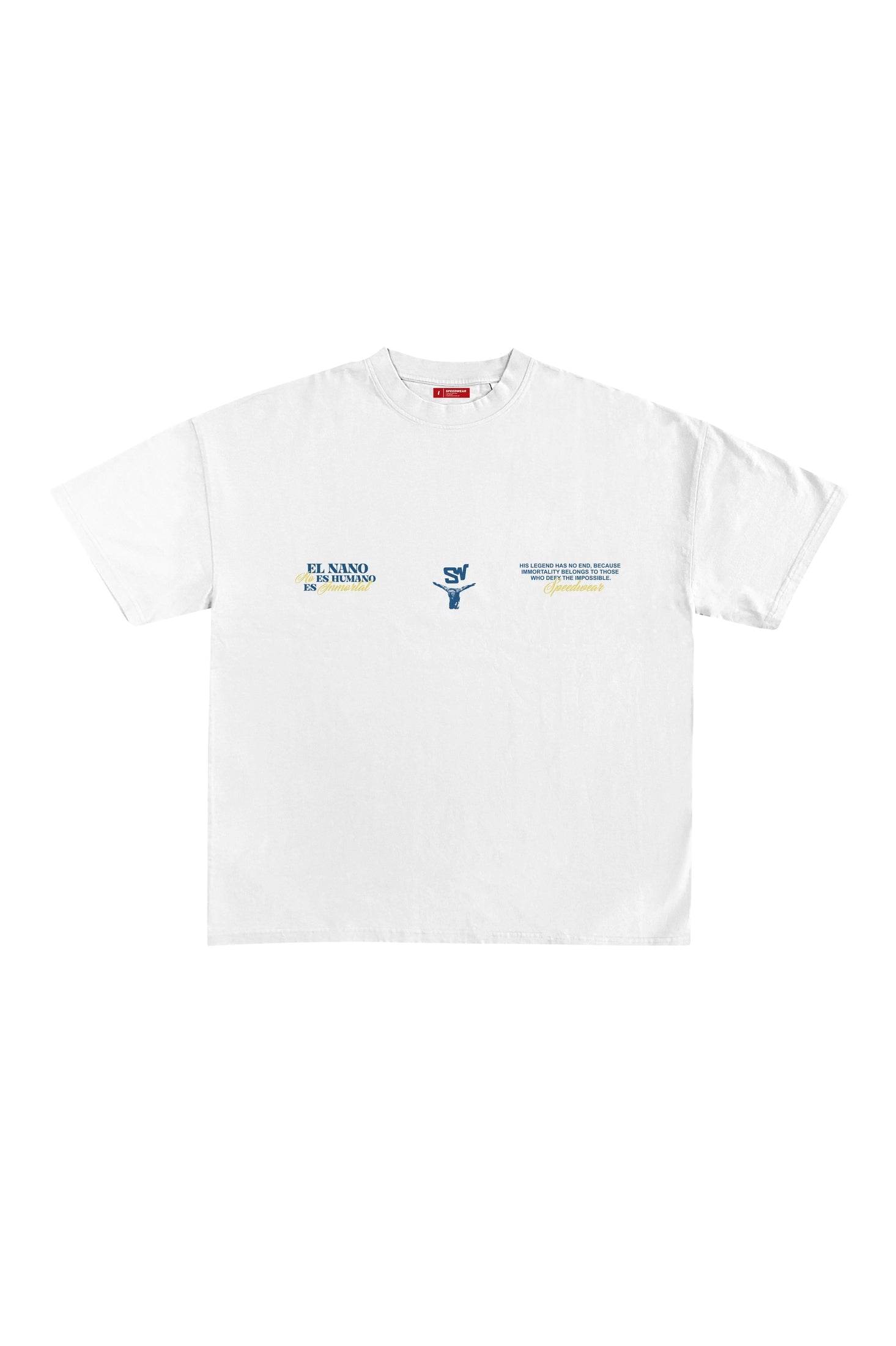 Camiseta "NANO INMORTAL" - Blanco