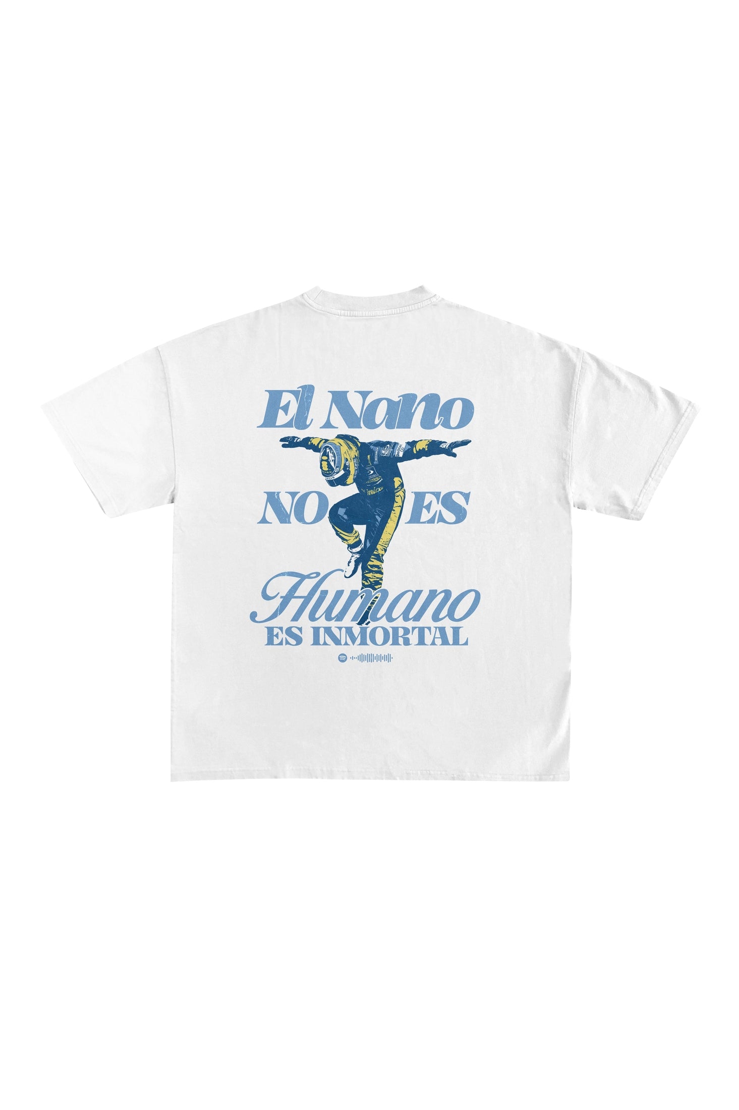 Camiseta "NANO INMORTAL" - Blanco