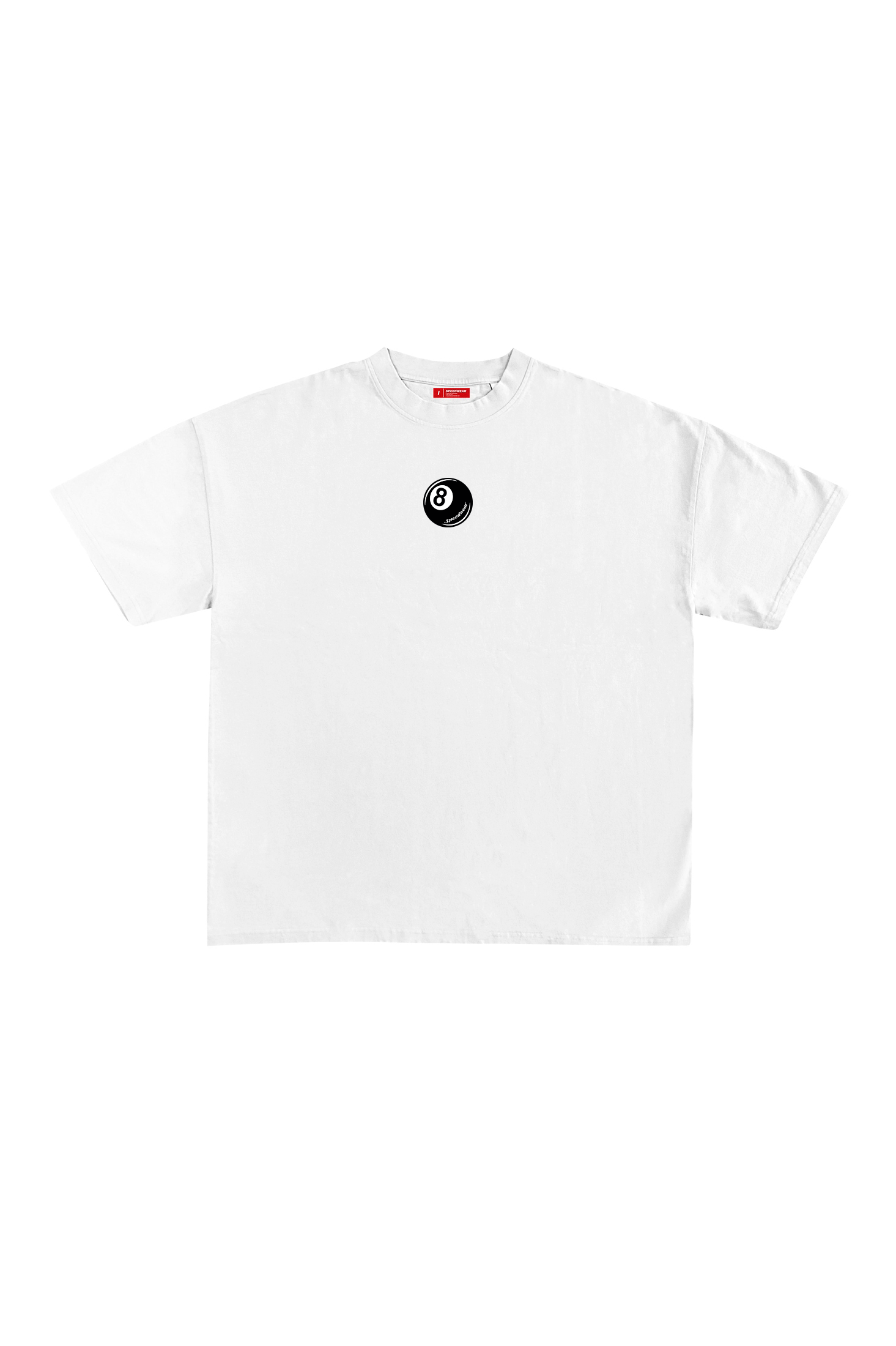 Camiseta Bola 8 - Blanco — Camiseta MotoGP SpeedWear