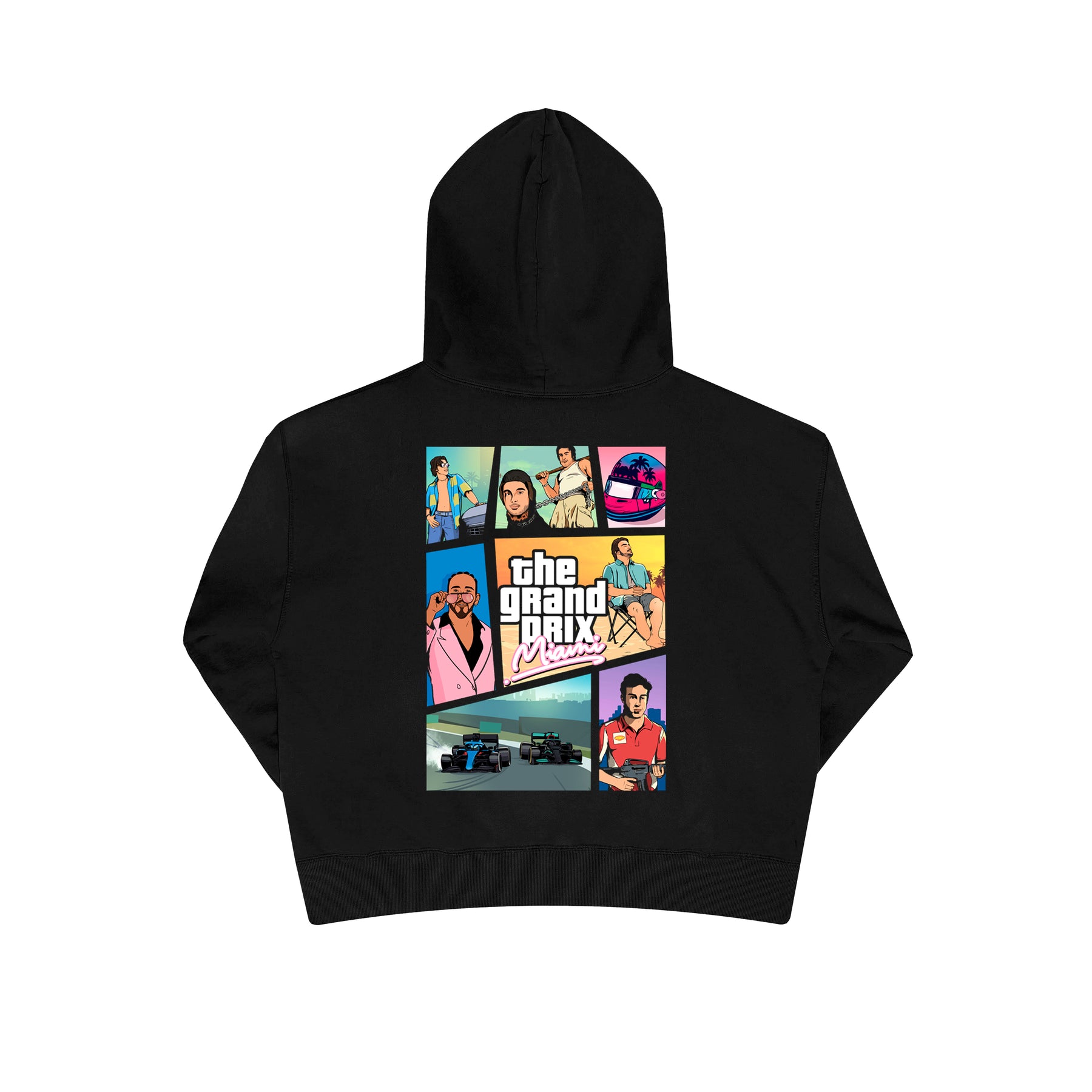 Sudadera The Grand Prix : Miami - Negro — Sudadera F1 Fernando Alonso SpeedWear