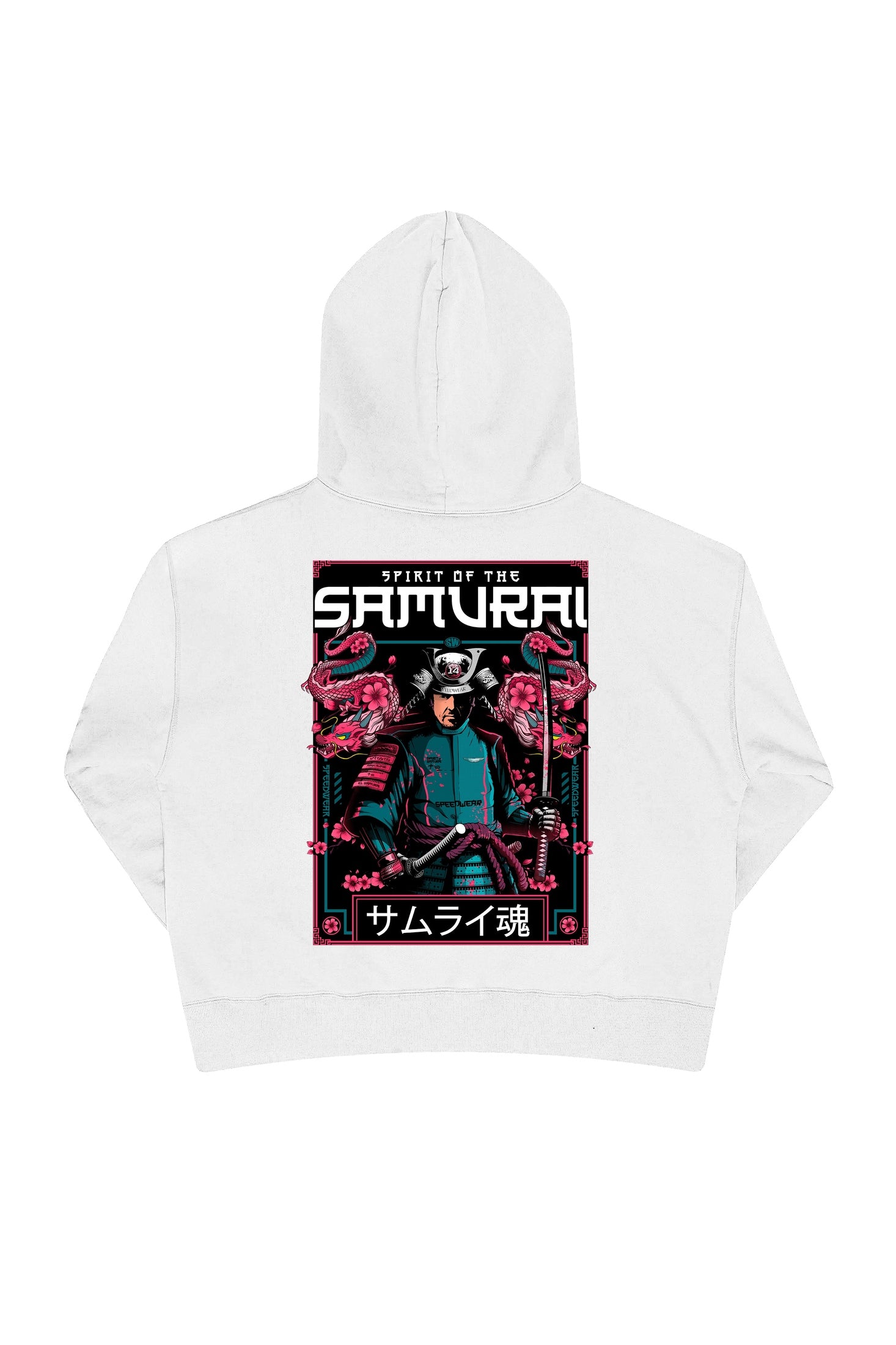 Sudadera "Spirit of the Samurai v3" - Blanca