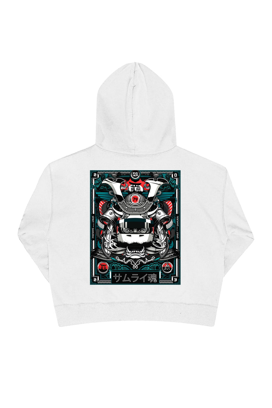Felpa "Spirit of the Samurai" - Bianca