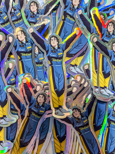 "Magic Alonso" Sticker - Holographic