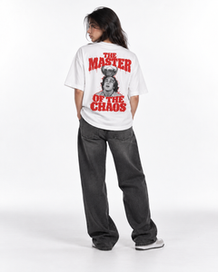 Camiseta "THE MASTER OF THE CHAOS" - Blanco