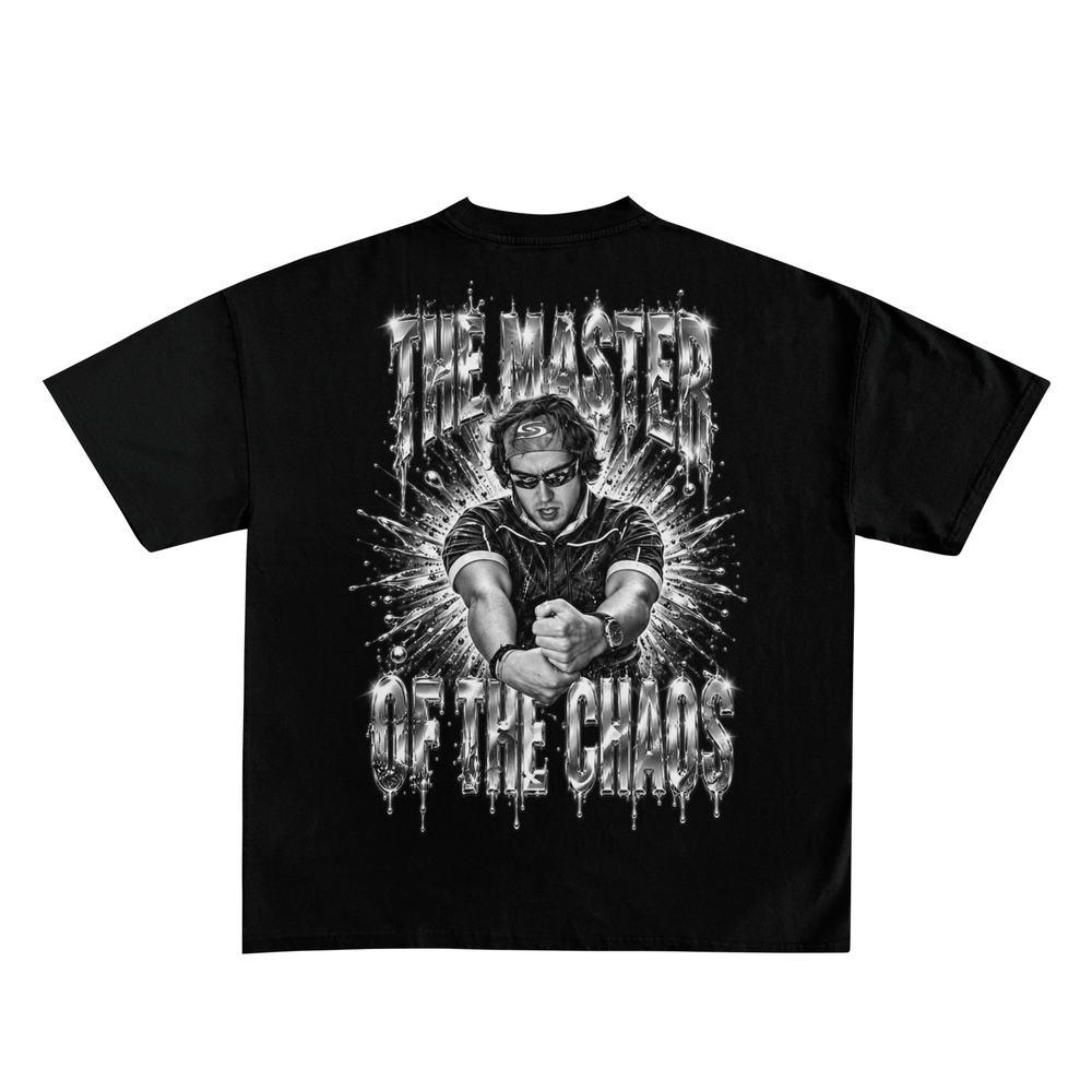 Camiseta "THE MASTER OF THE CHAOS" - Negro
