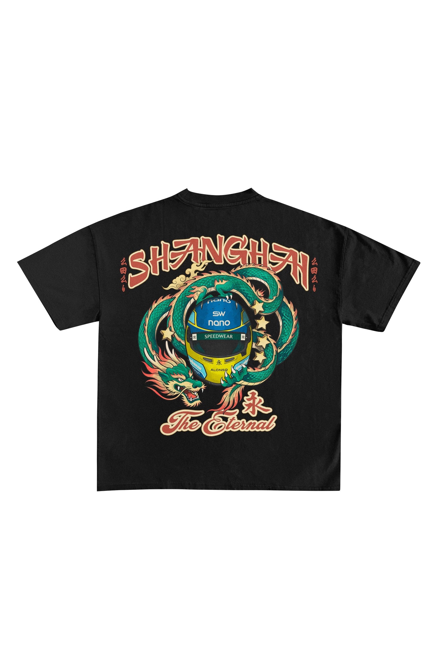 Camiseta GP CHINA - Negro — Camiseta F1 Fernando Alonso SpeedWear