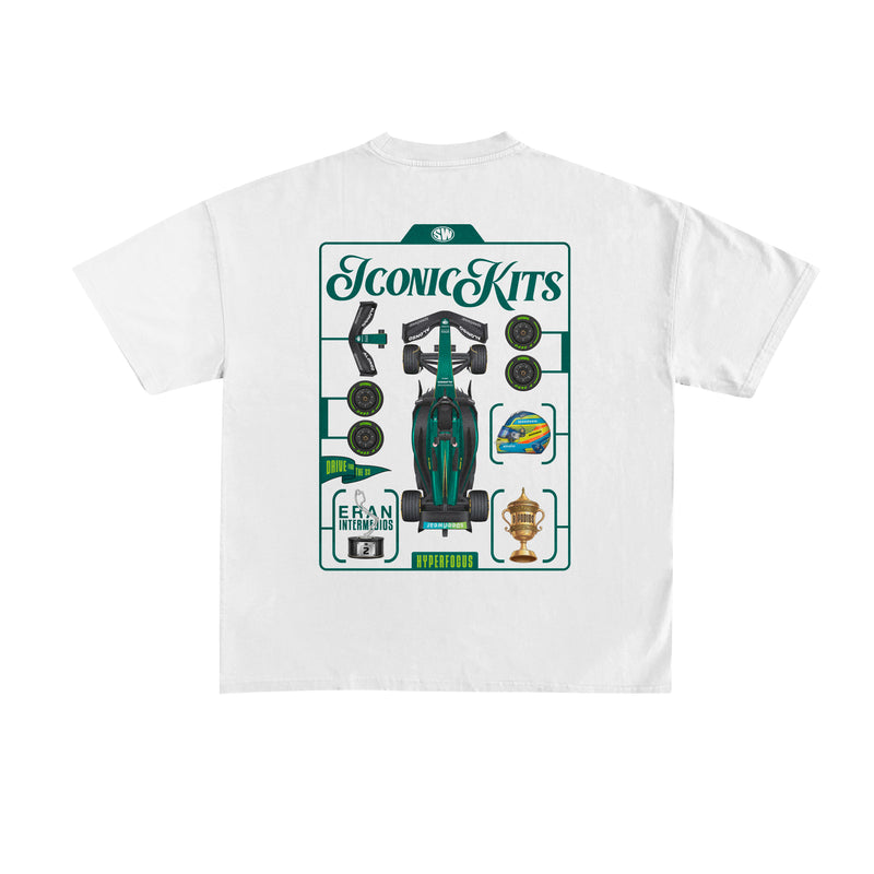Camiseta "AMR23 ICONIC KIT" - Blanco