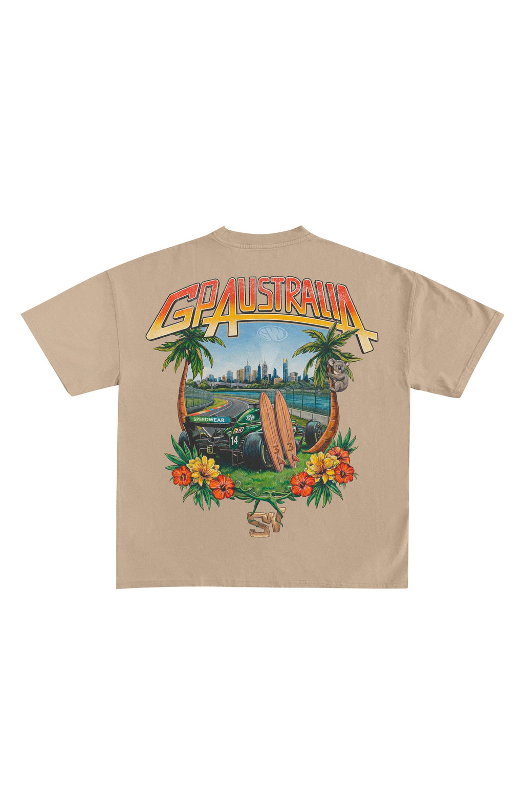 Camiseta "AUSTRALIAN GP 2026" - SAND