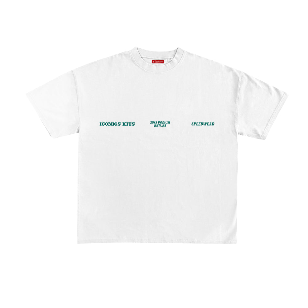 Camiseta "AMR23 ICONIC KIT" - Blanco