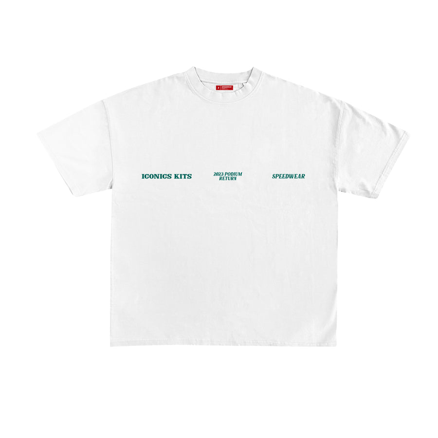 Camiseta "AMR23 ICONIC KIT" - Blanco