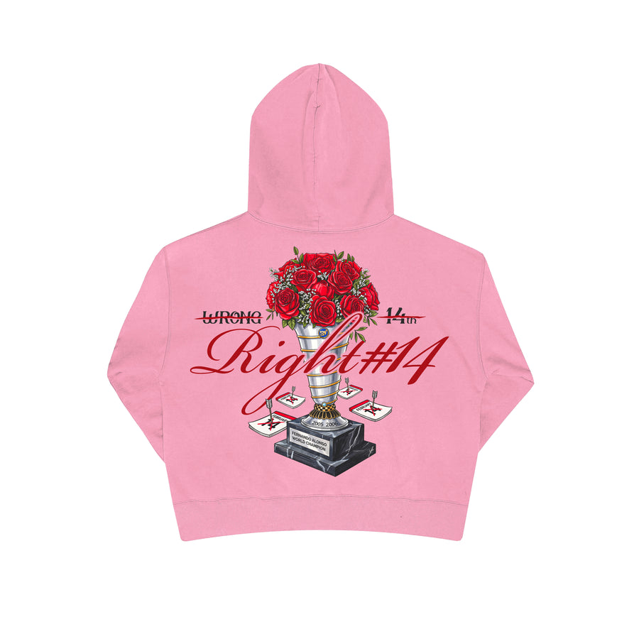 Sudadera "Wrong 14th Right #14" - Rosa