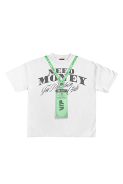 Camiseta NEED MONEY FOR PADDOCK CLUB - Blanco — Camiseta F1 Fernando Alonso SpeedWear