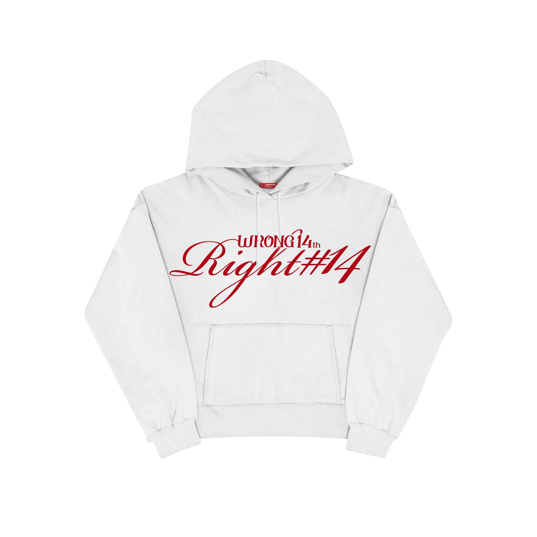 Sudadera Wrong 14th Right #14 - Blanco — Sudadera F1 Fernando Alonso SpeedWear