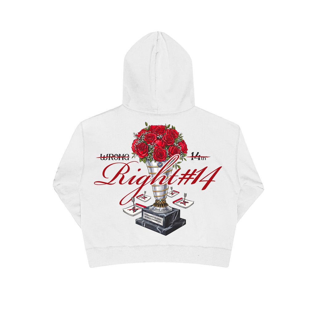 Sudadera "Wrong 14th Right #14" - Blanco