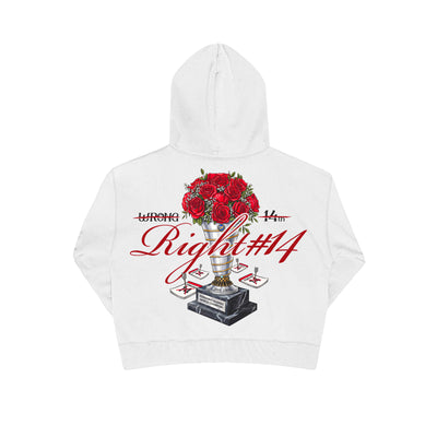 Sudadera "Wrong 14th Right #14" - Blanco