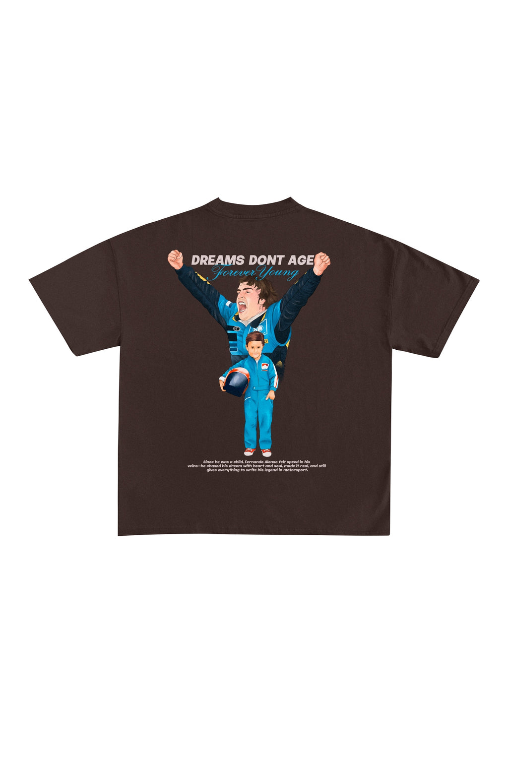 "FOREVER YOUNG" T-shirt - Brown