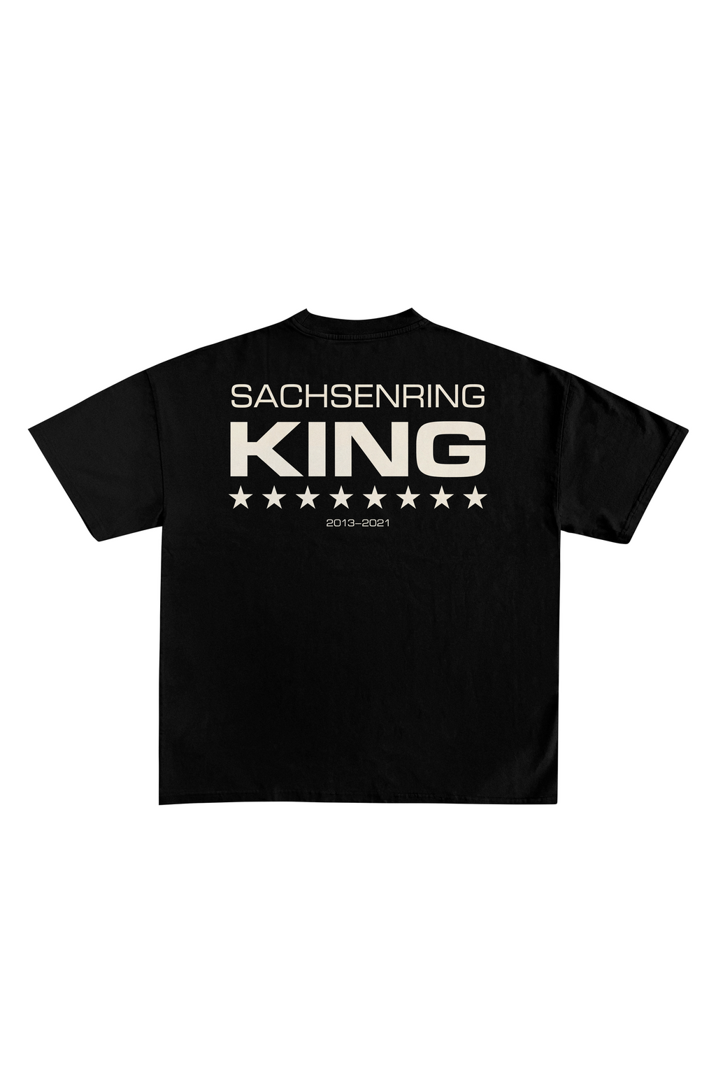 Camiseta SACHSENRING KING - Negro — Camiseta MotoGP SpeedWear