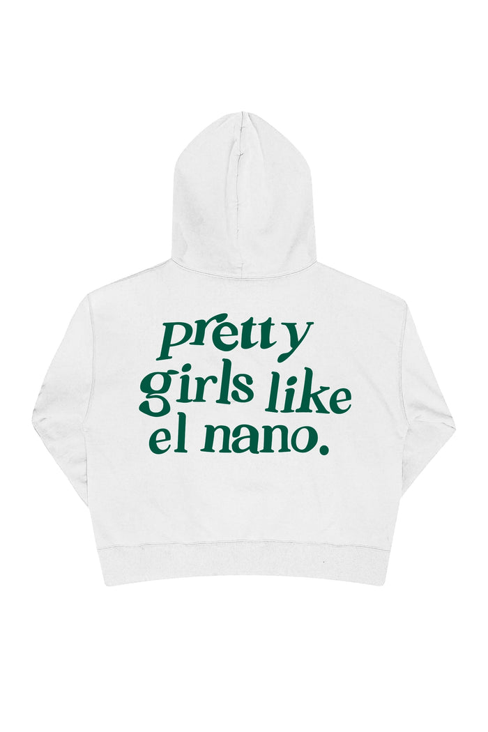 Felpa "Pretty Girls Like El Nano" - Bianco