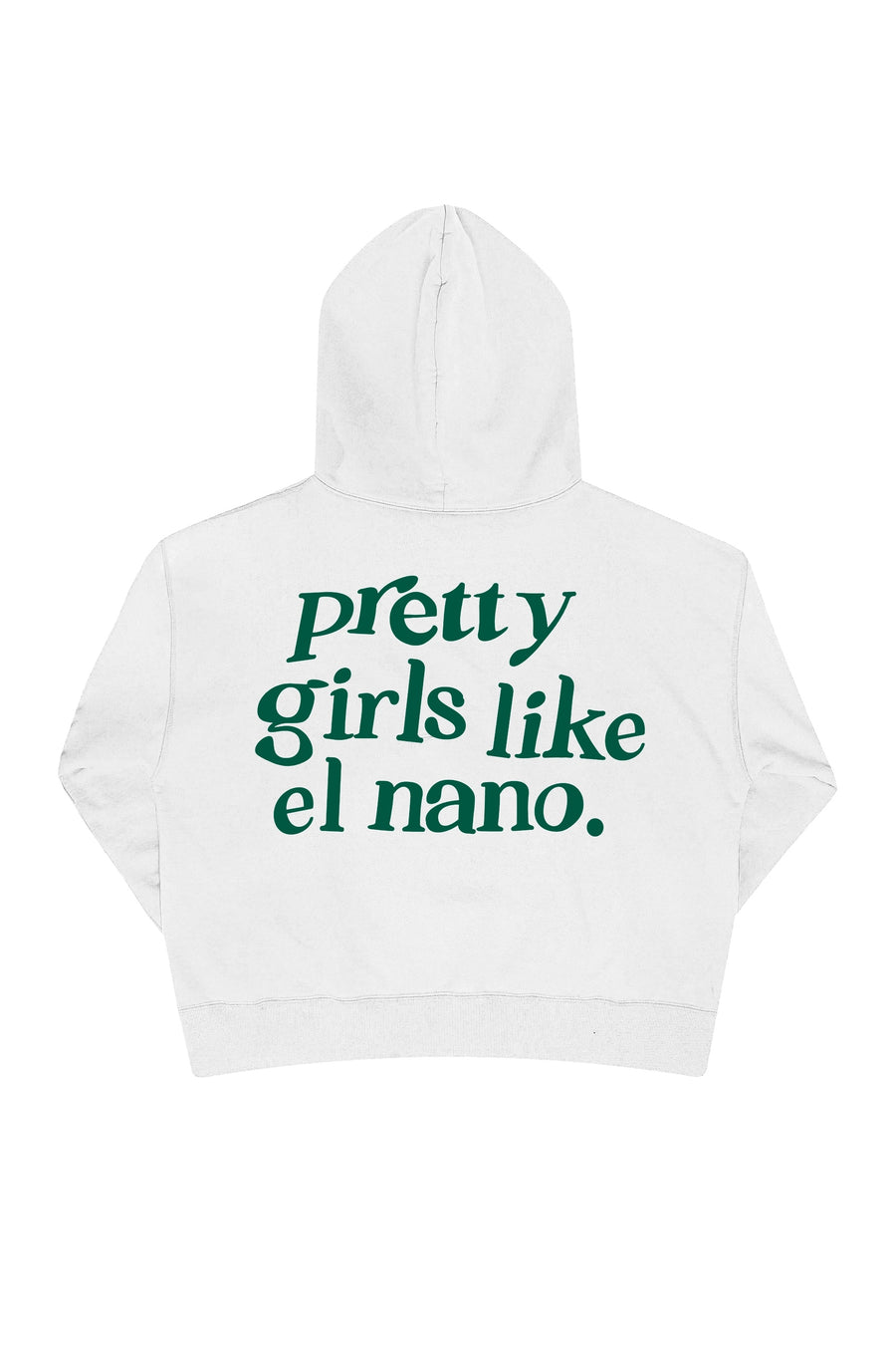 Felpa "Pretty Girls Like El Nano" - Bianco