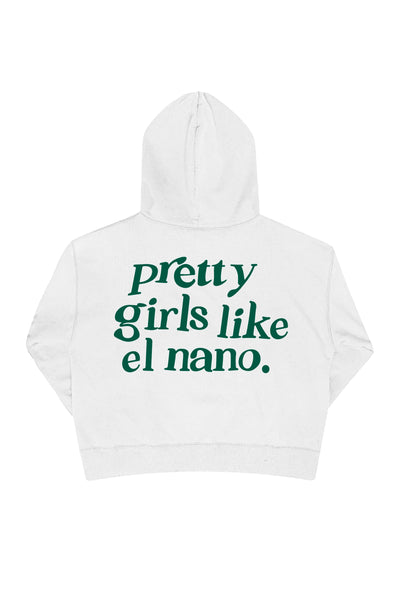 "Pretty Girls Like El Nano" Sweatshirt - White 
