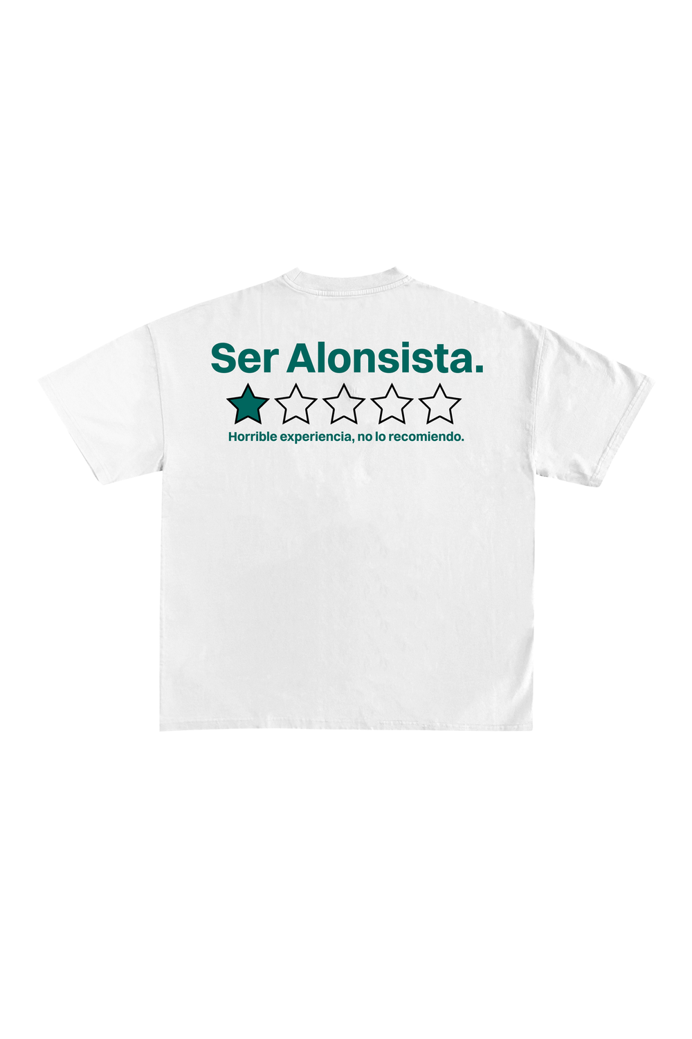 Camiseta Ser Alonsista... - Blanco — Camiseta F1 Fernando Alonso SpeedWear