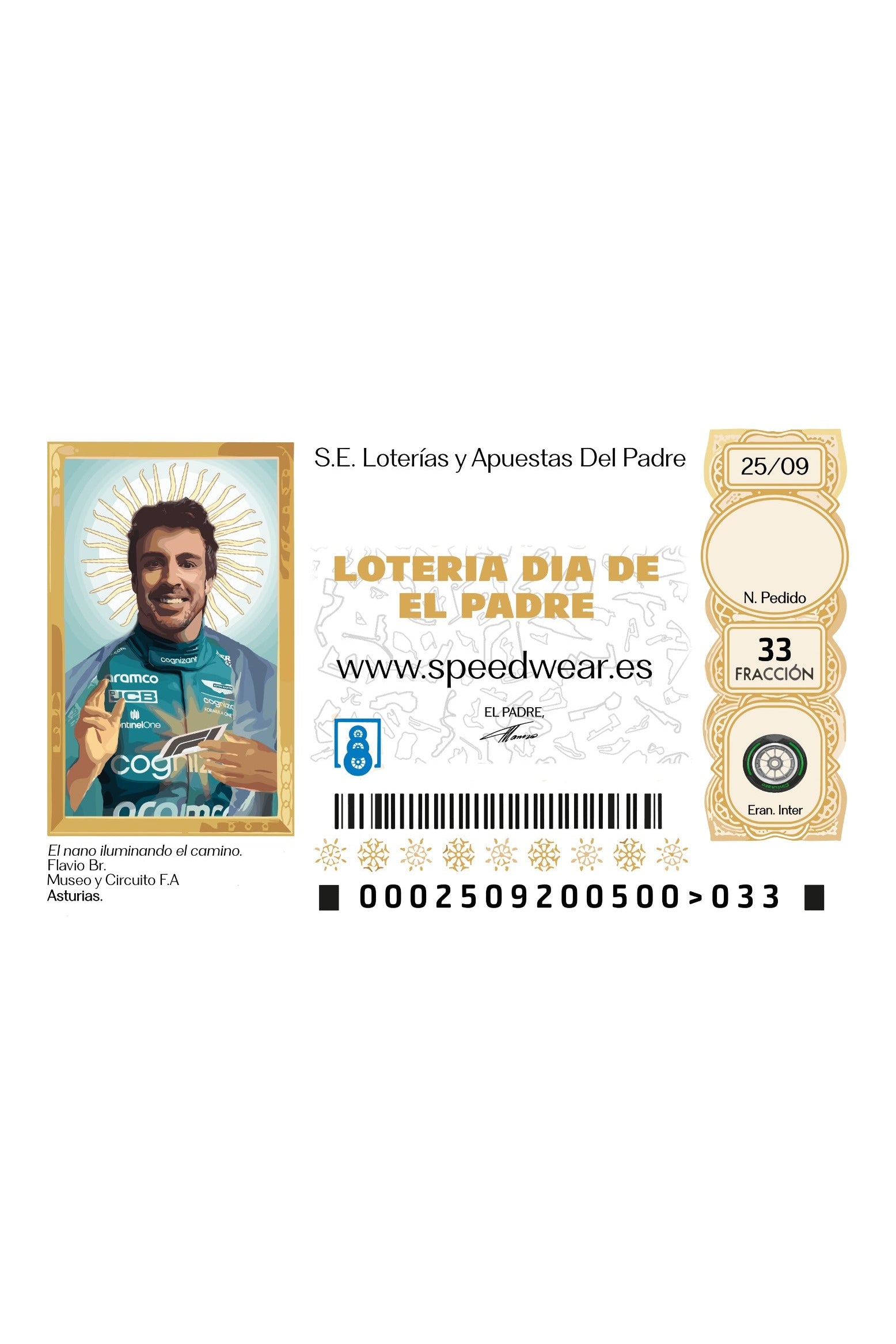 Decimo Loteria "Dia de EL PADRE"