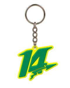 Llavero "14" - Verde Neon y Verde Lima | SpeedChains