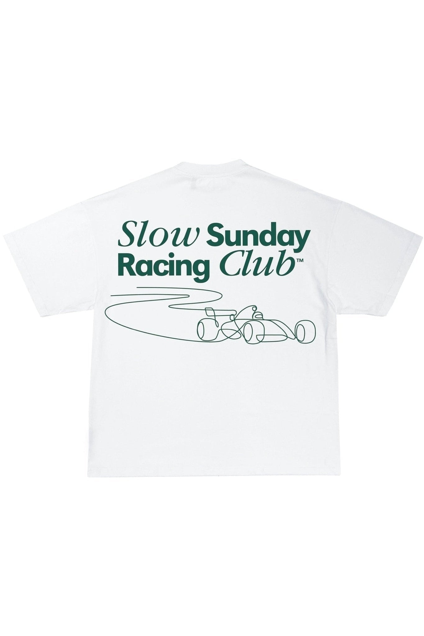 Camiseta "Slow Sunday Racing Club" - Verde