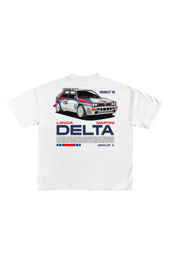 Camiseta DELTA - Blanco — Camiseta WRC rally SpeedWear