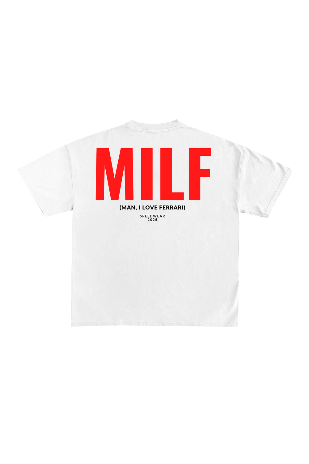 Camiseta MILF (MAN, I LOVE FERRARI) — Camiseta Ferrari F1 SpeedWear