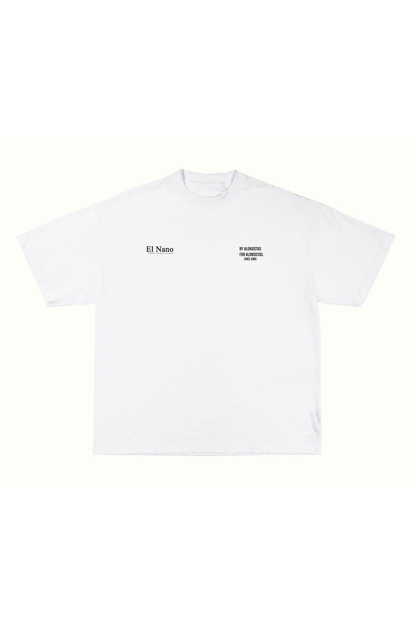 Camiseta El Nano by Melendi V2 - Blanco — Camiseta F1 Fernando Alonso SpeedWear