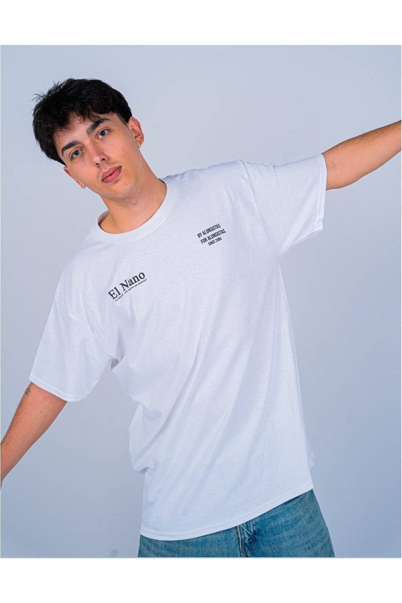 T-shirt "El Nano" di Melendi V2 - Bianco