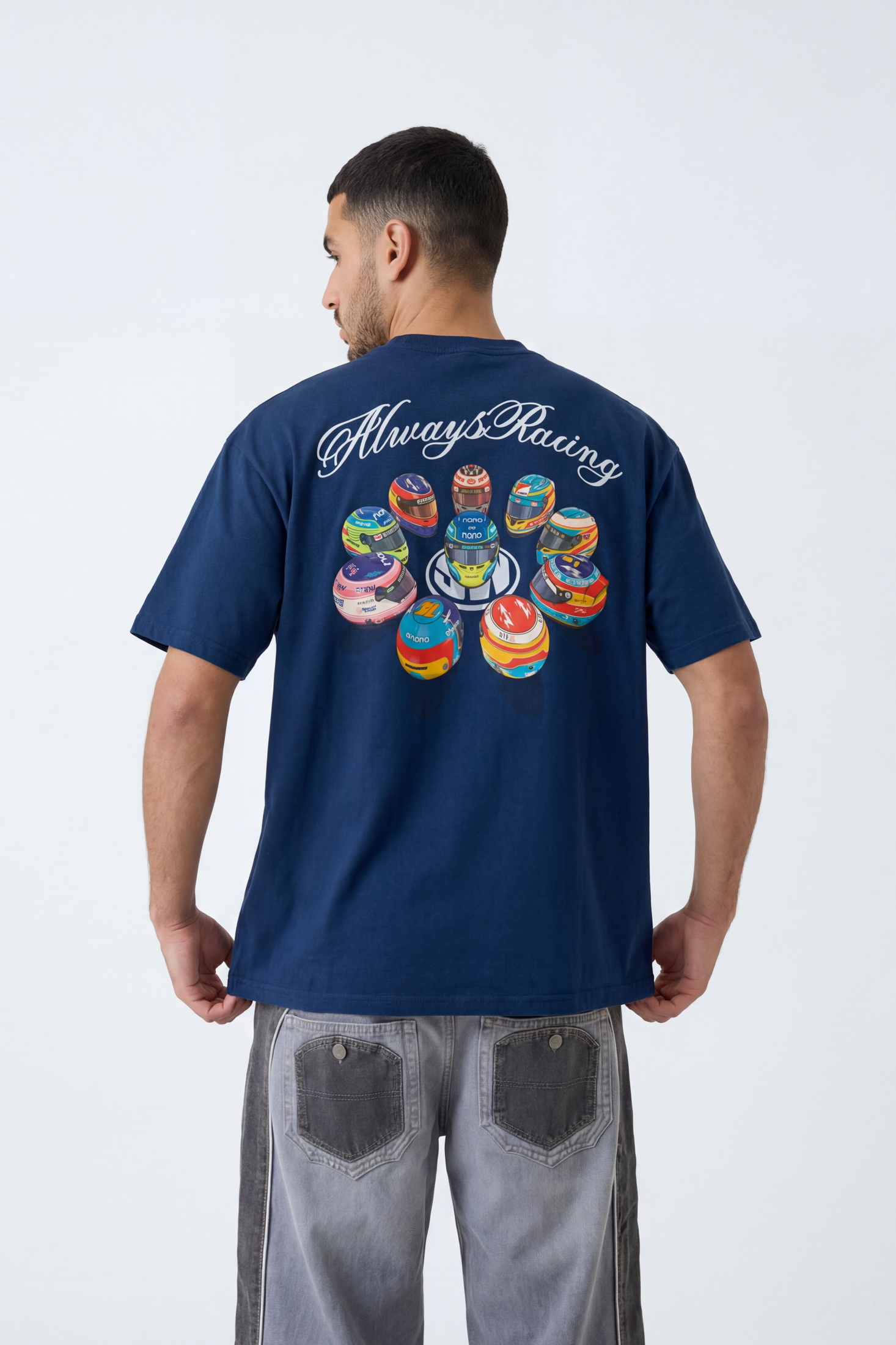 Camiseta "Always Racing" - Navy
